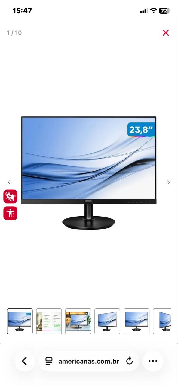 Monitor PHILIPS 241V8LAB - Foto 3