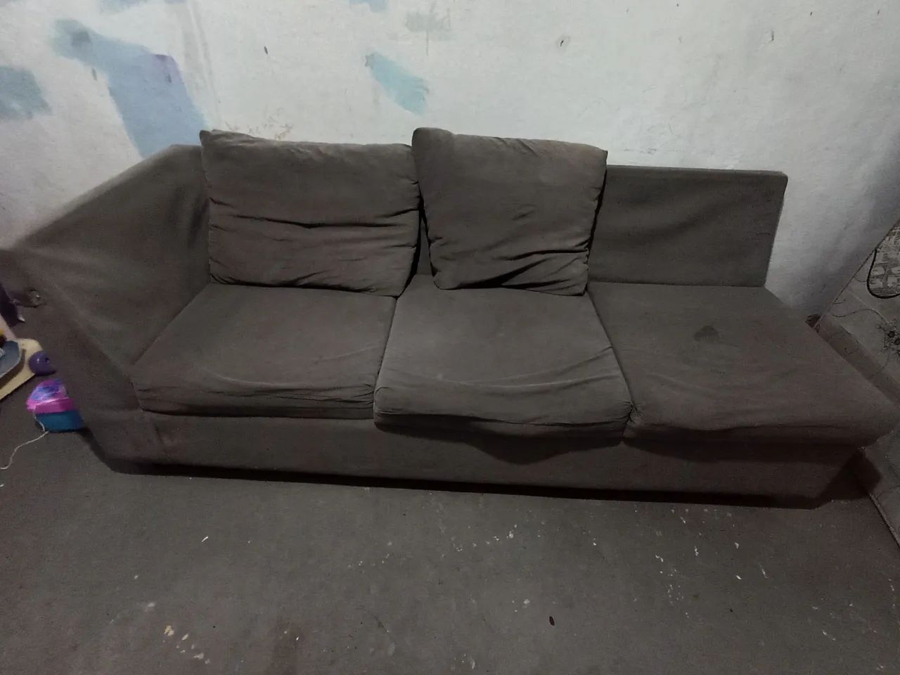 Vendo sofá, base box e cabeceira  - Foto 3