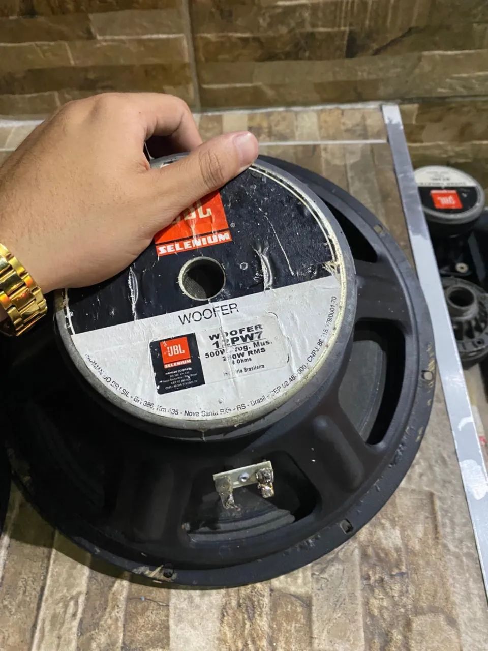 2 Médio Grave JBL 12PWL 500w  - Foto 3