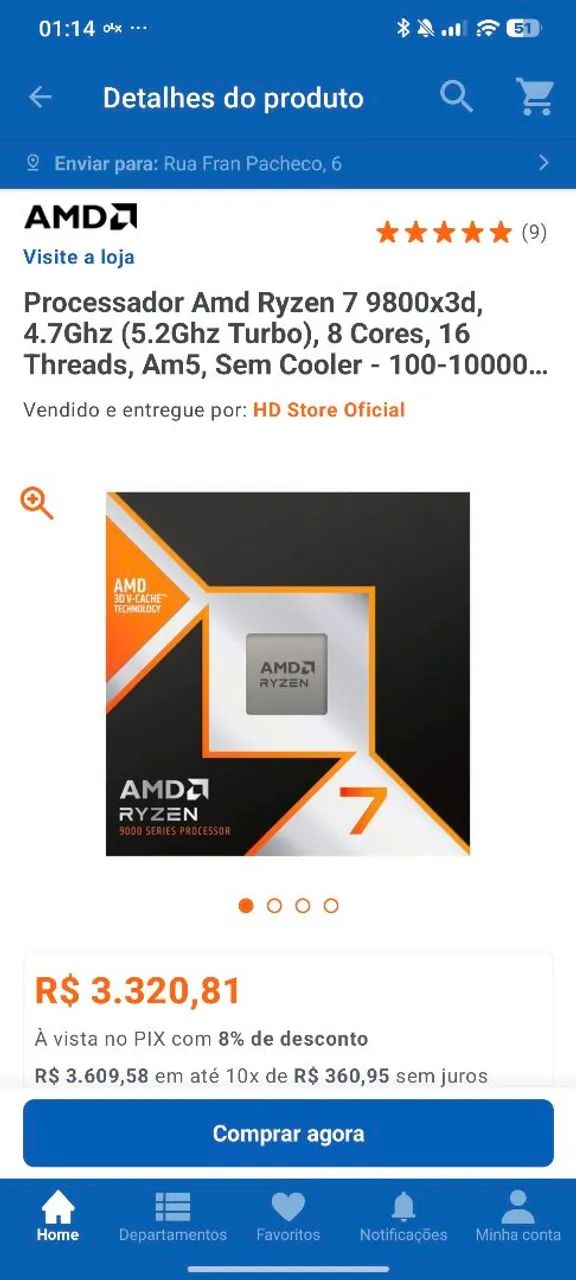 Ryzen 9800x3d