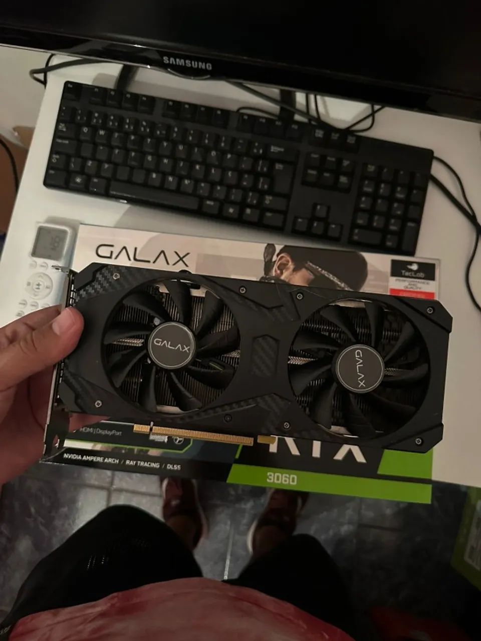 Placa de vídeo GeForce RTX Galax 3060 12GB