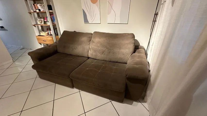 Sofá Retrátil 2,5 metros - Foto 3