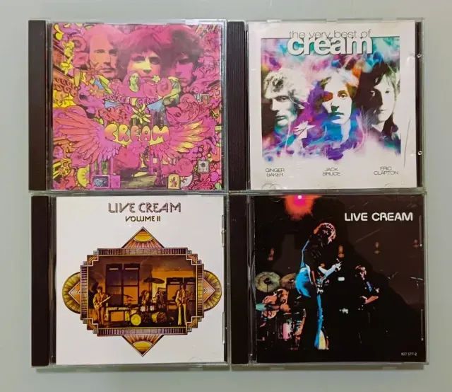 Lote Especial 4 Cd Cream (eric Clapton) - Importados