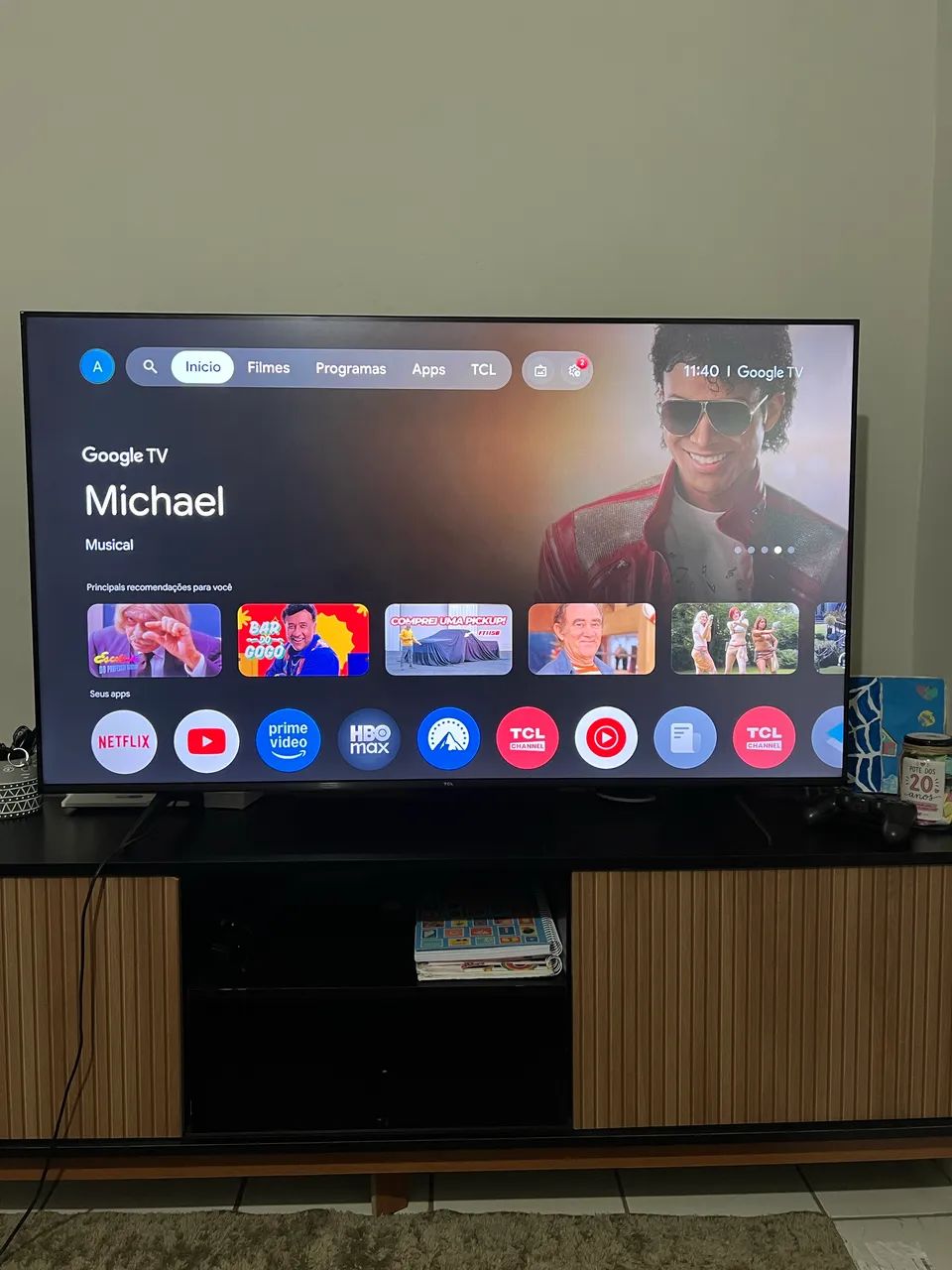 Vendo tv smart 55 polegadas TCL - Foto 3