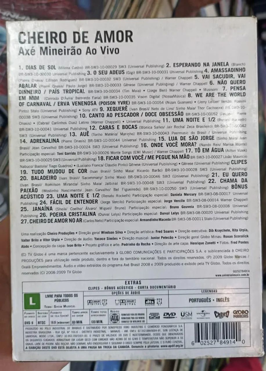 DVD banda Cheiro de Amor só vivo  - Foto 2