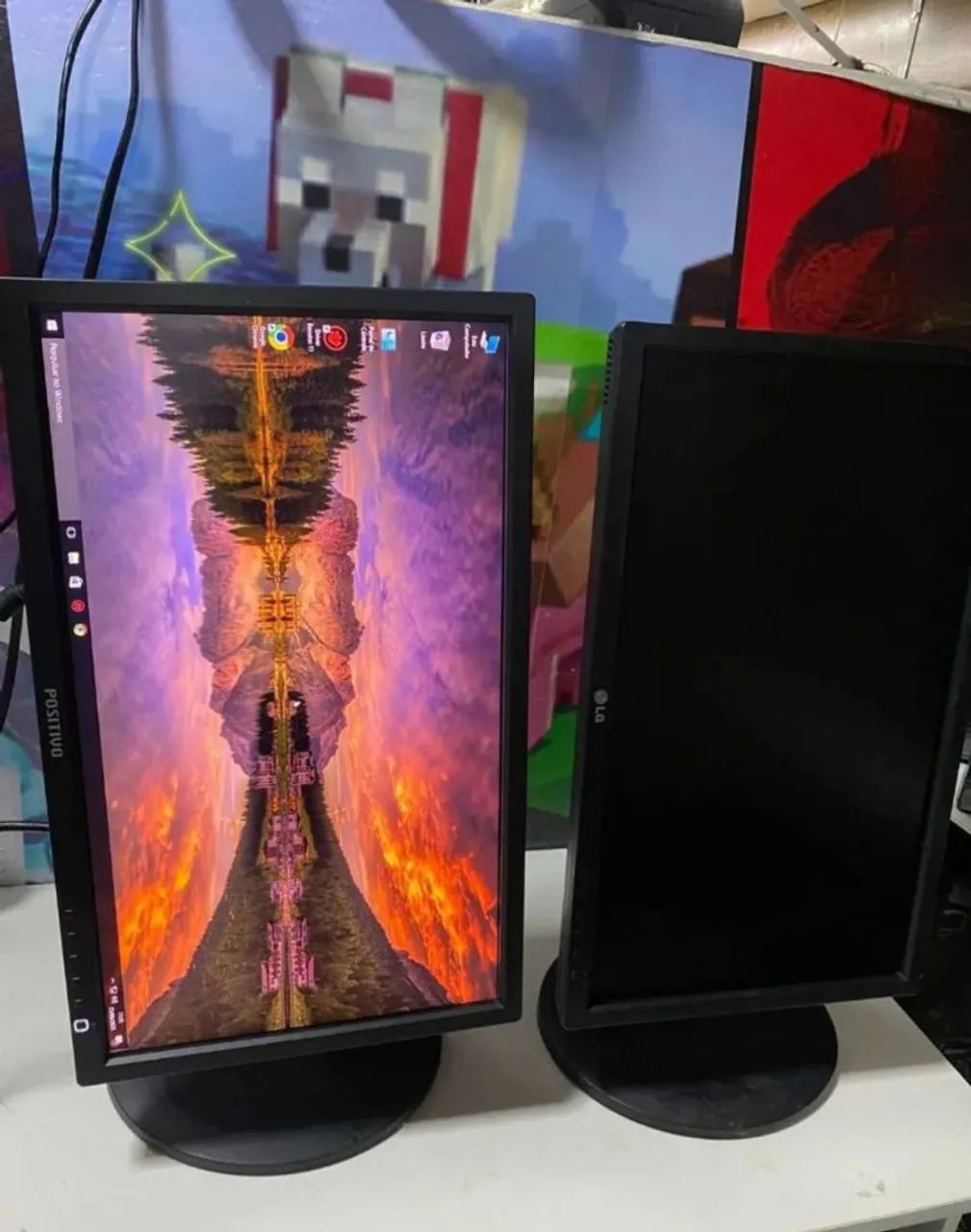 Monitor Positivo e LG (tela giratória) com garantia 