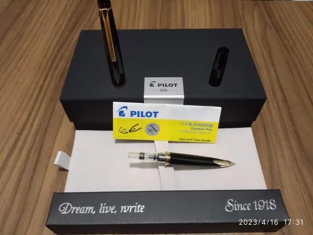 2 Canetas Tinteiro Pilot Elite 95s - Foto 5