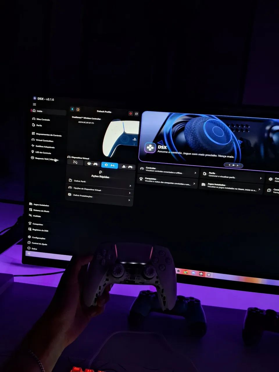 Dualsense personalizado - versão atualizada  - Foto 4