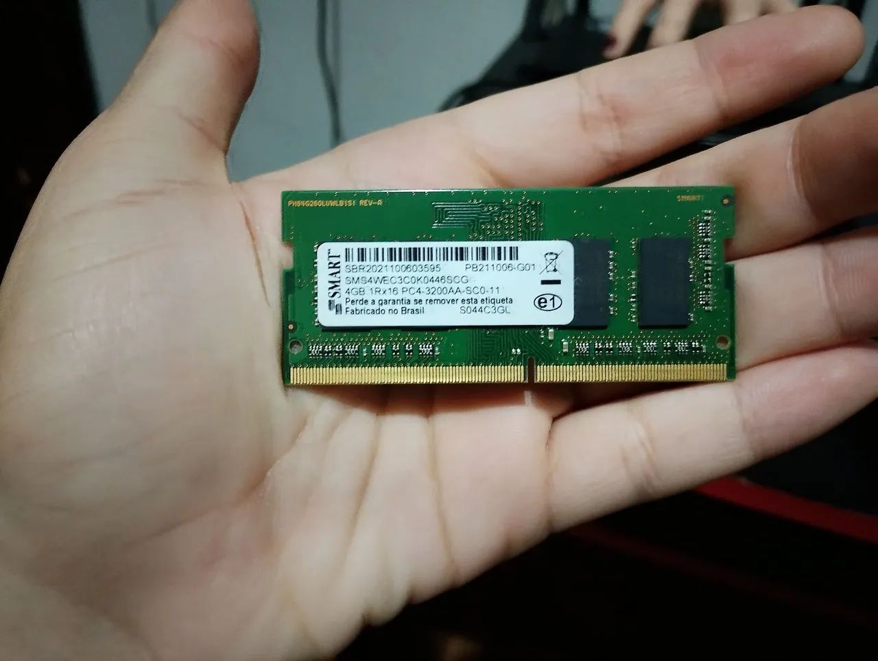 Memória RAM DDR4 4gb 