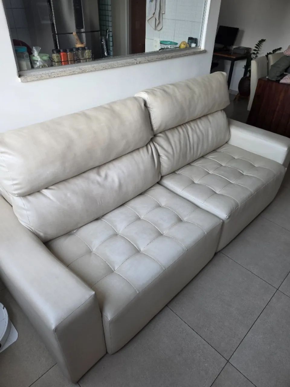 Sofá retrátil 3 lugares  - Foto 3