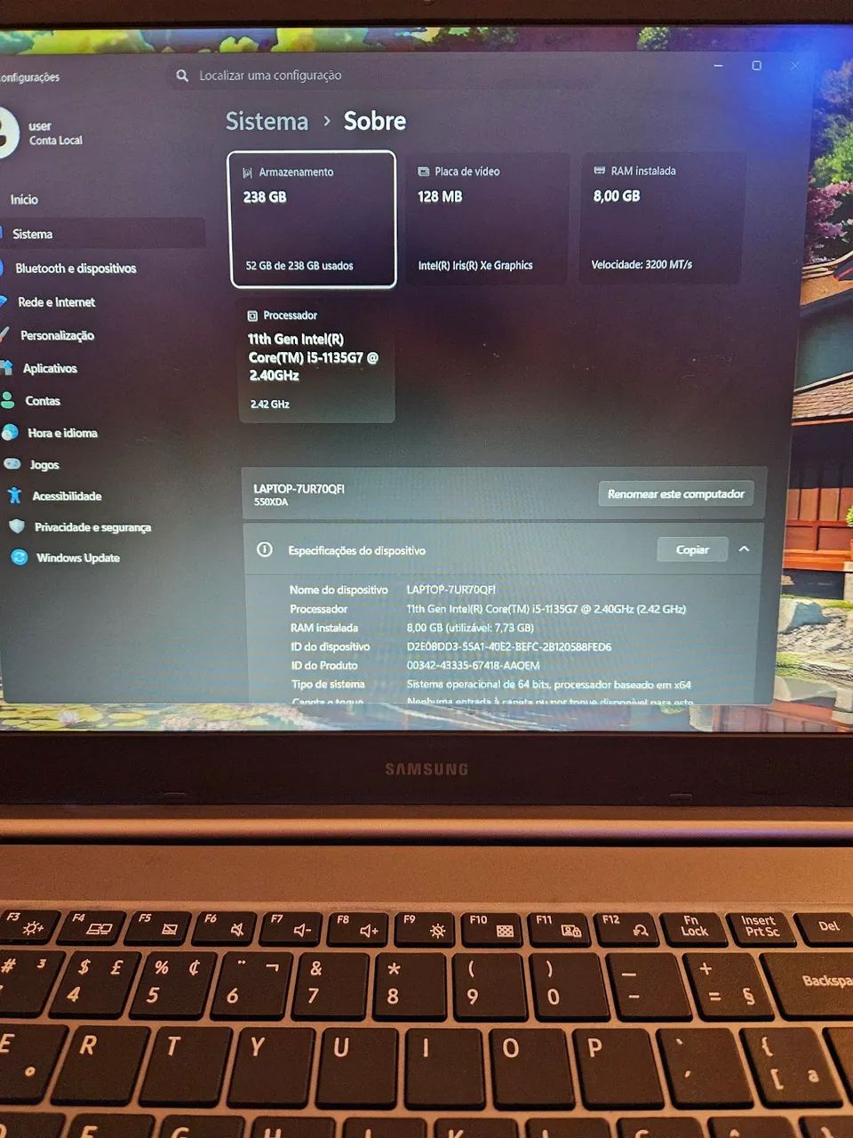 Samsung Book Core i5 11a Ger / 8GB / SSD 256GB  - Foto 2