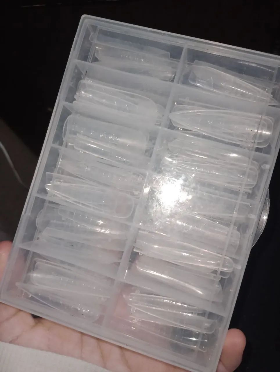 Kit gel de unha e tips usada  - Foto 3