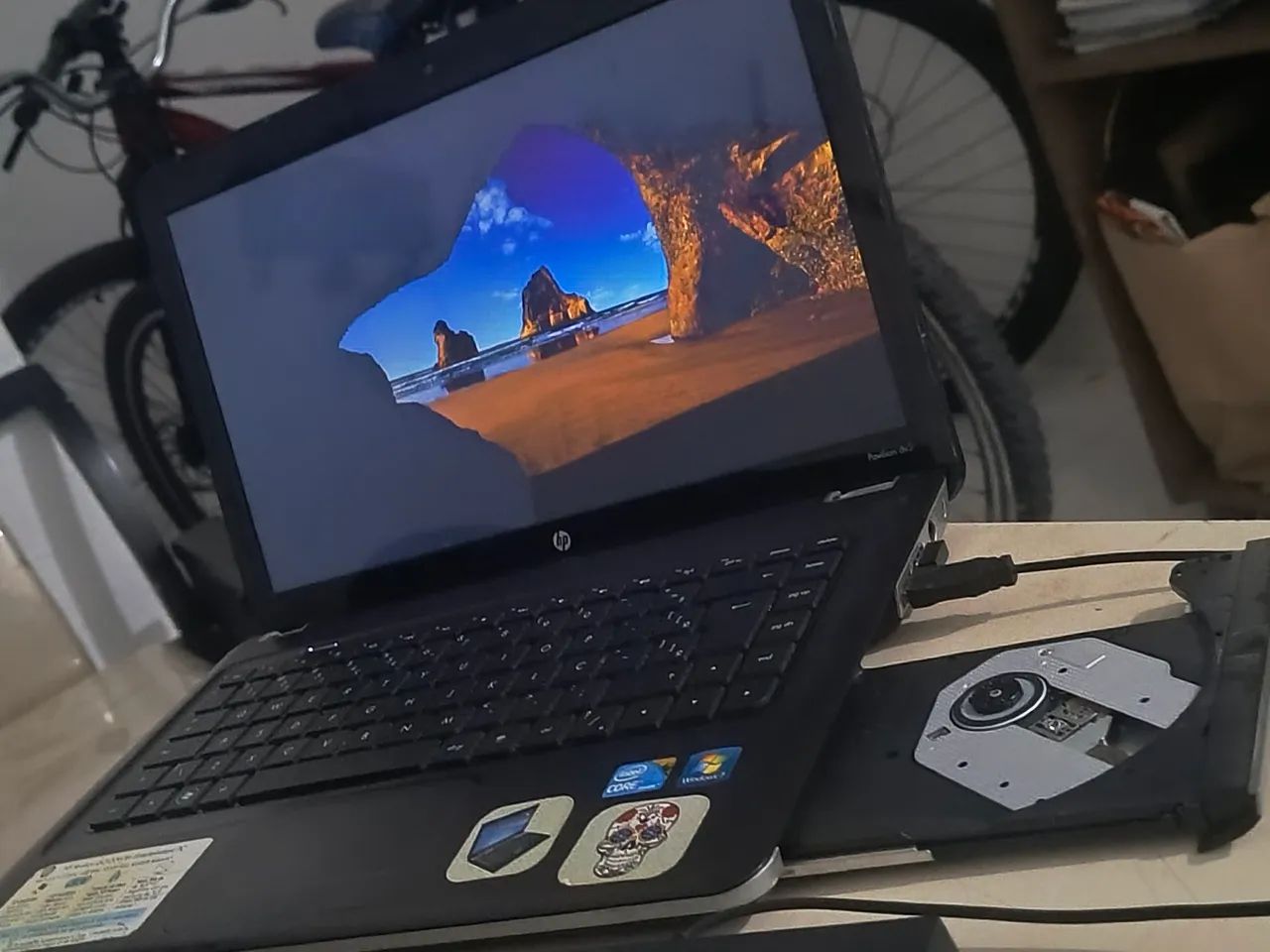 Notebook HP pavilion funcionando de 298 GB com placa de vídeo 64 e 4 de ram - Foto 5