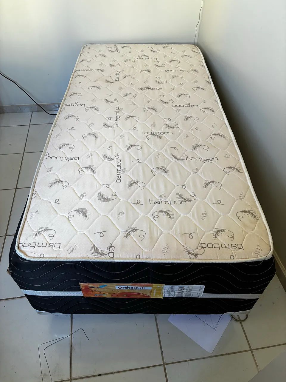 Cama Box Solteiro Ortopedica