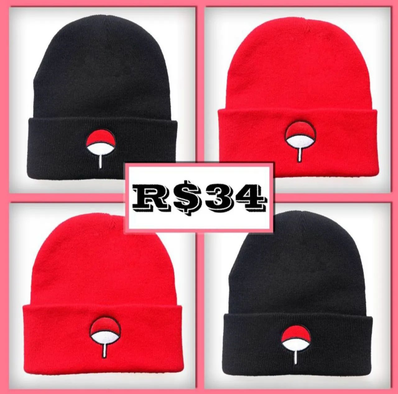 Gorro do Clã Uchiha - Naruto