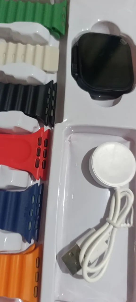 Smartwatch ultra 9. Com 7 pulseiras  - Foto 5