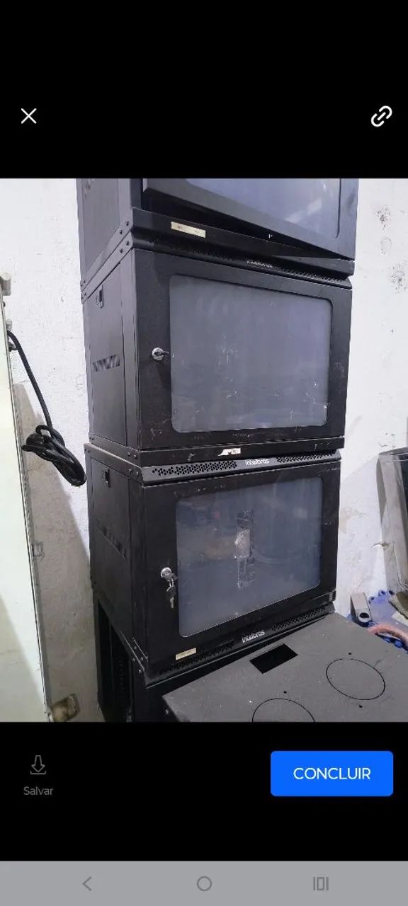 Rack Intelbras 8u Com Chave Semi-novo 