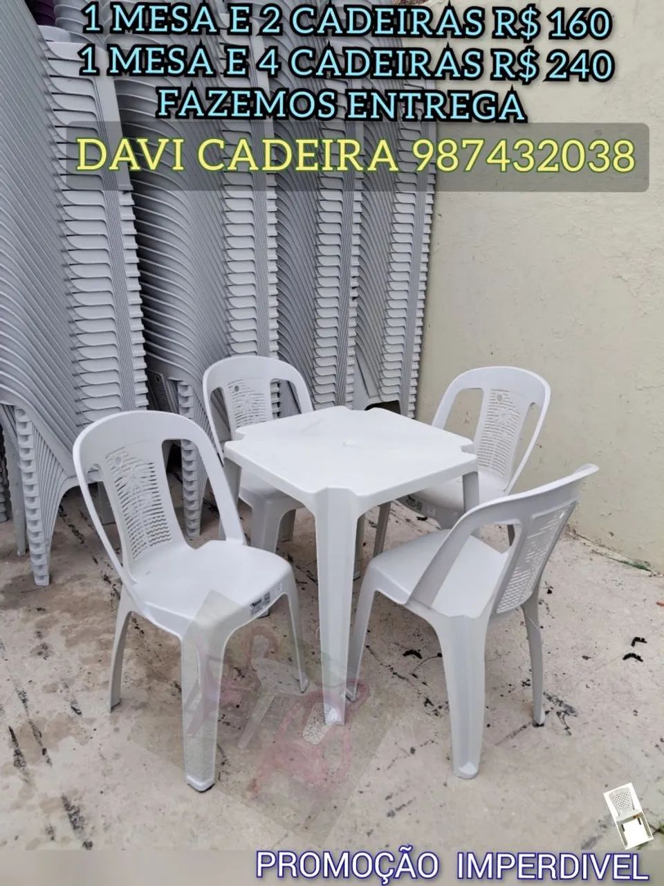 MESA BRANCA DKDMX7D JSME ENTREGO HOJE 