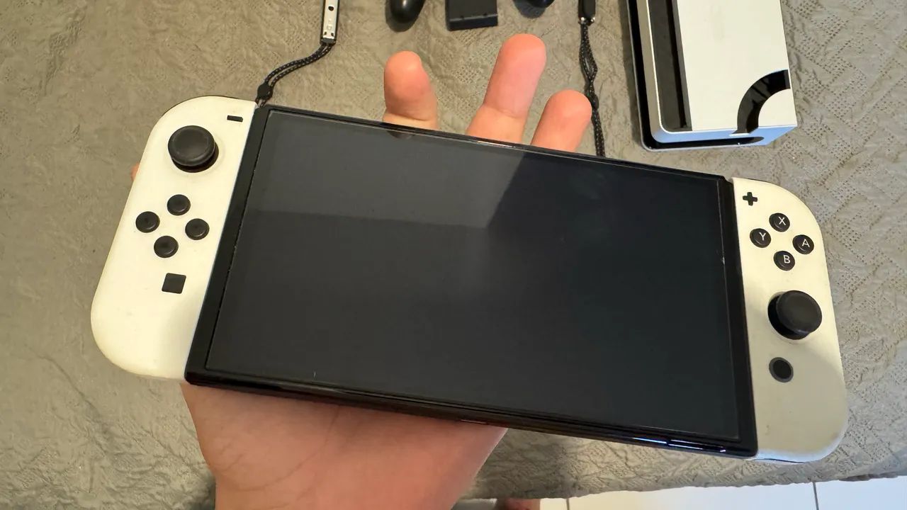 Nintendo Switch OLED Branco 64gb - Foto 2