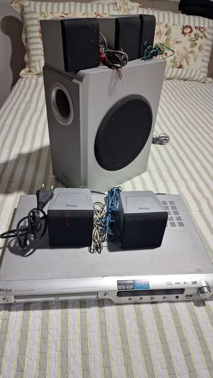 DVD com Home Theater Philco