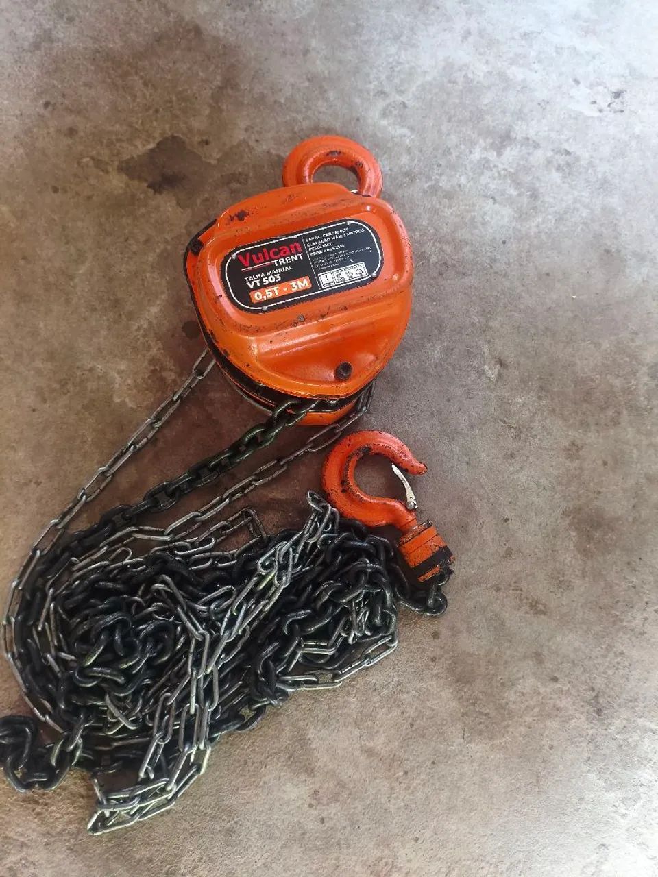 Talha manual de 500 kilos 