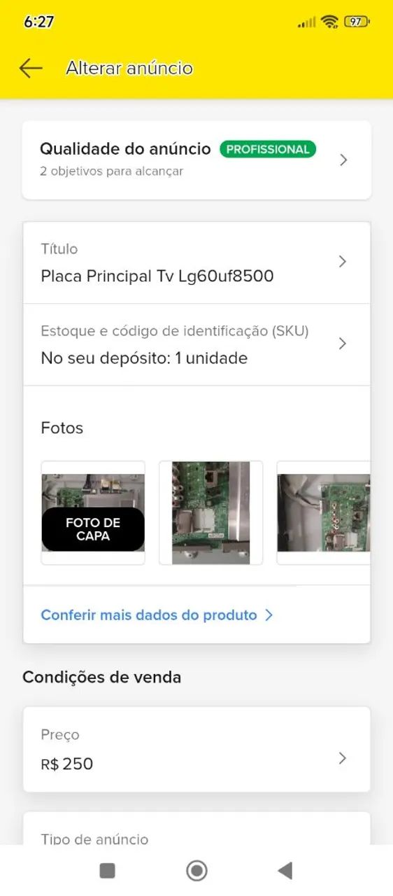 Placa tv LG 60uf8500