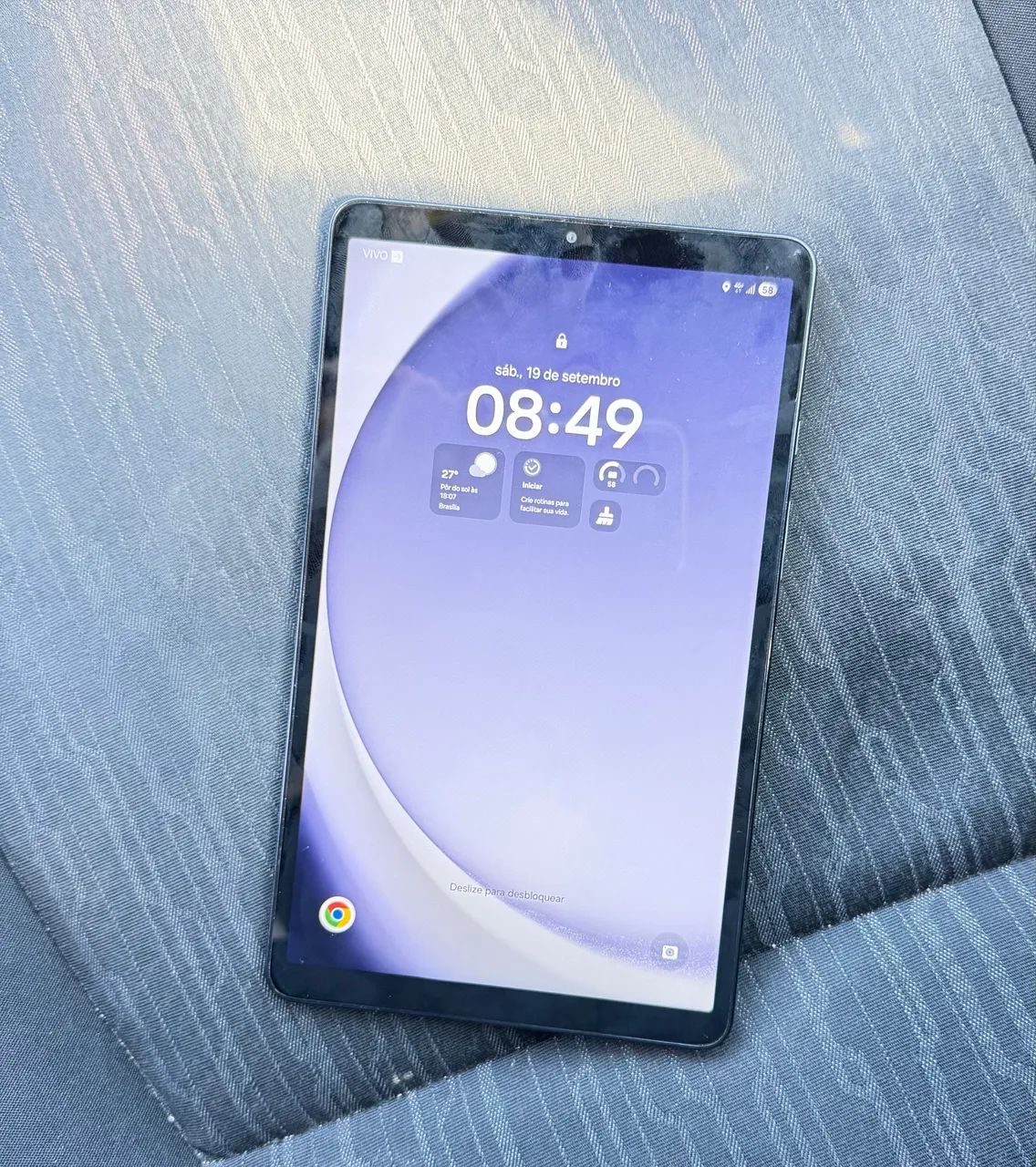 Vendo Tablet Samsung A9 Com Entrada Para Chip