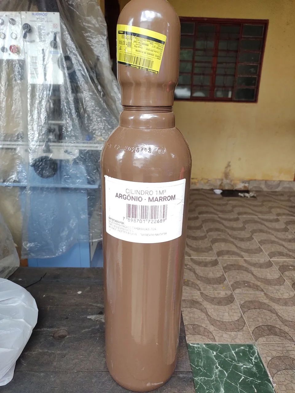 Cilindro de argônio 
