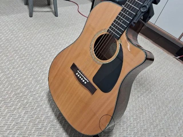 Violão Fender CD60CE Nat Elétrico Captação Fishman - Foto 3