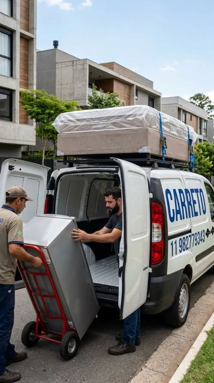 CARRETO E MUDANÇA PEQUENA 