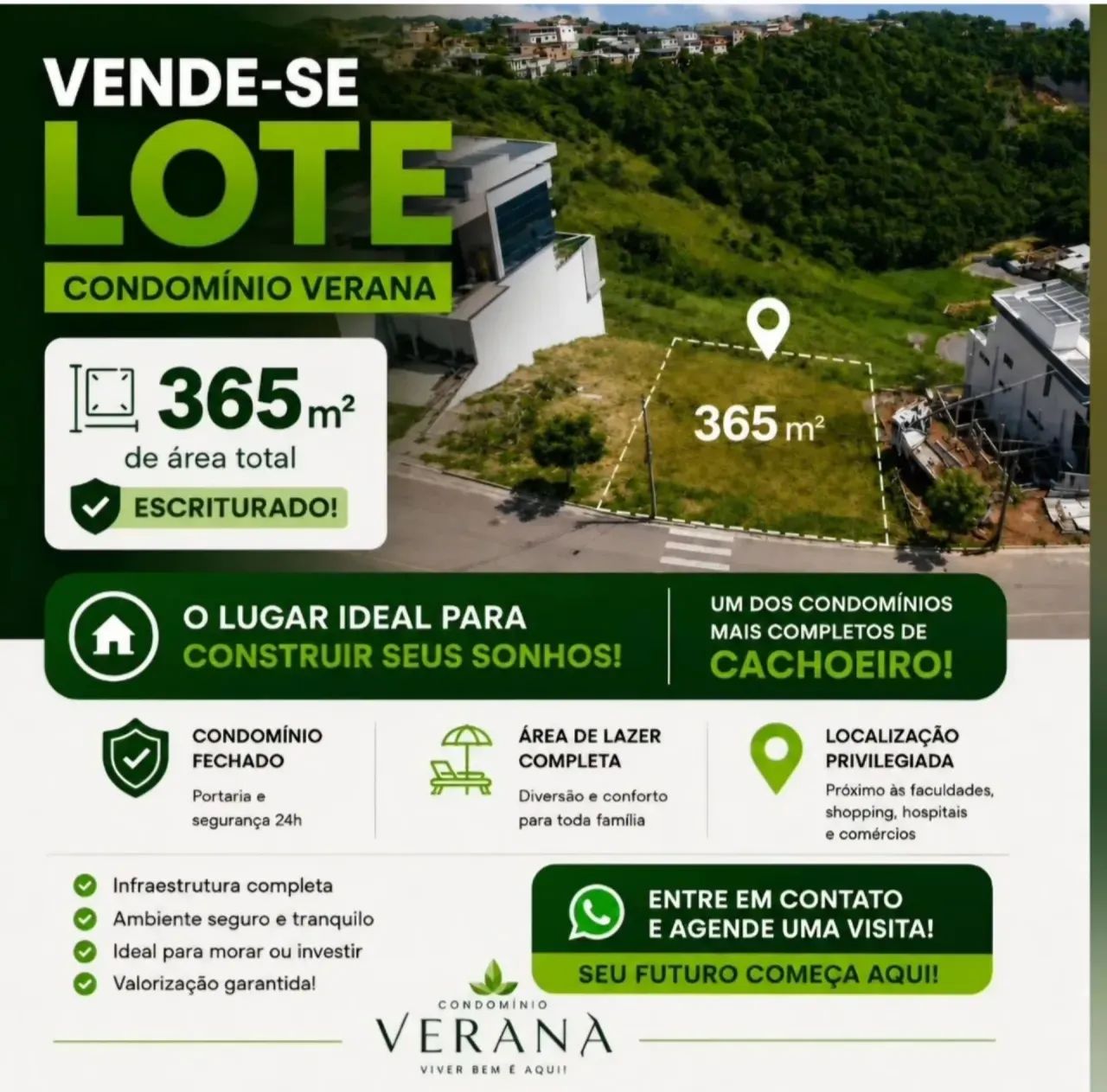 Vende-se lote condomínio Verana
