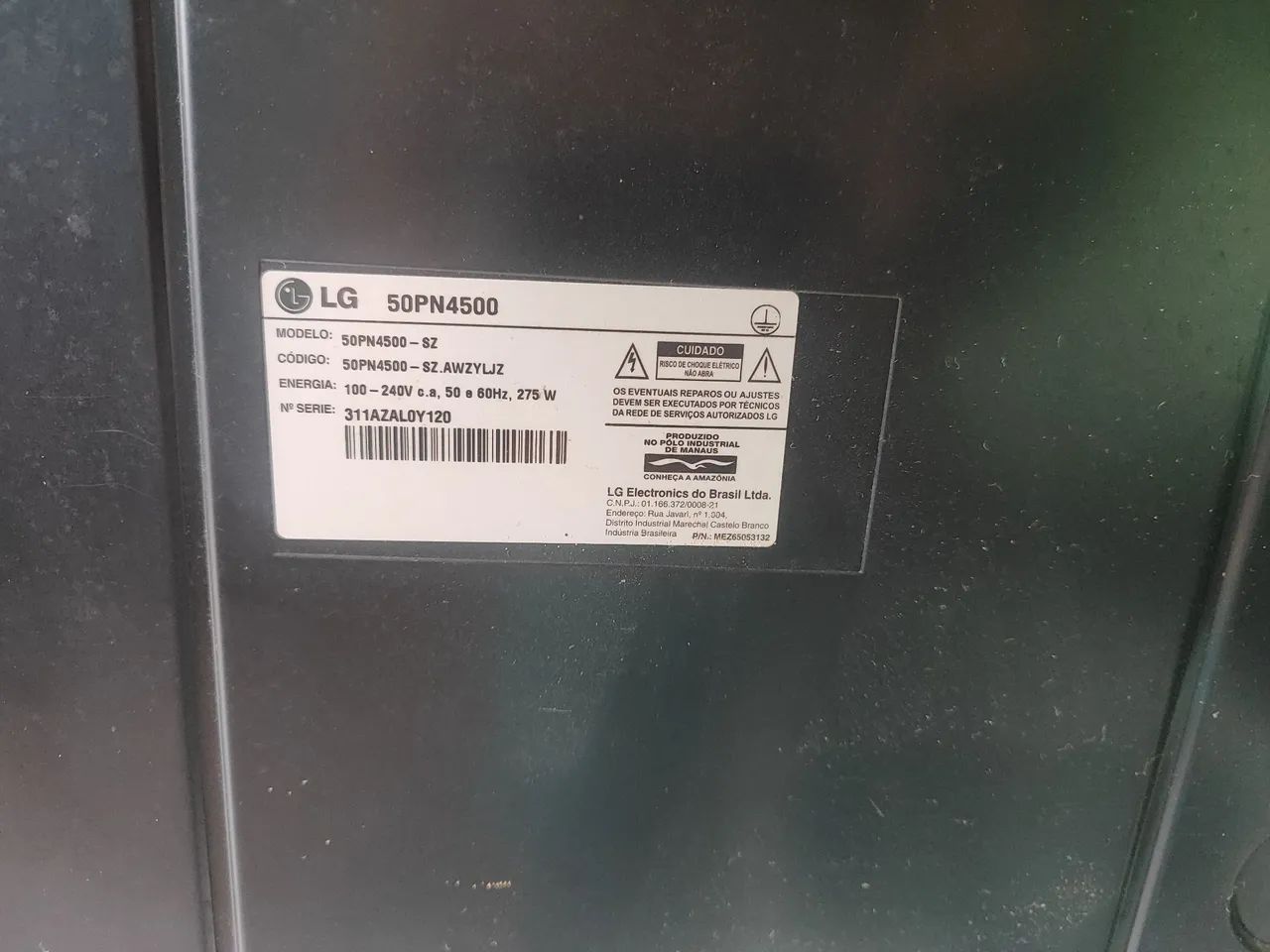 Tv LG de pasma 50 polegadas  - Foto 3