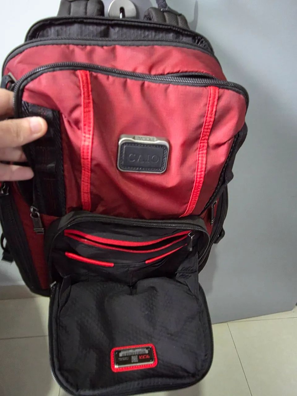 Mochila TUMI , edição limitada feita com nylon de paraquedas com NF E GARANTIA ETERNA TUMI - Foto 4