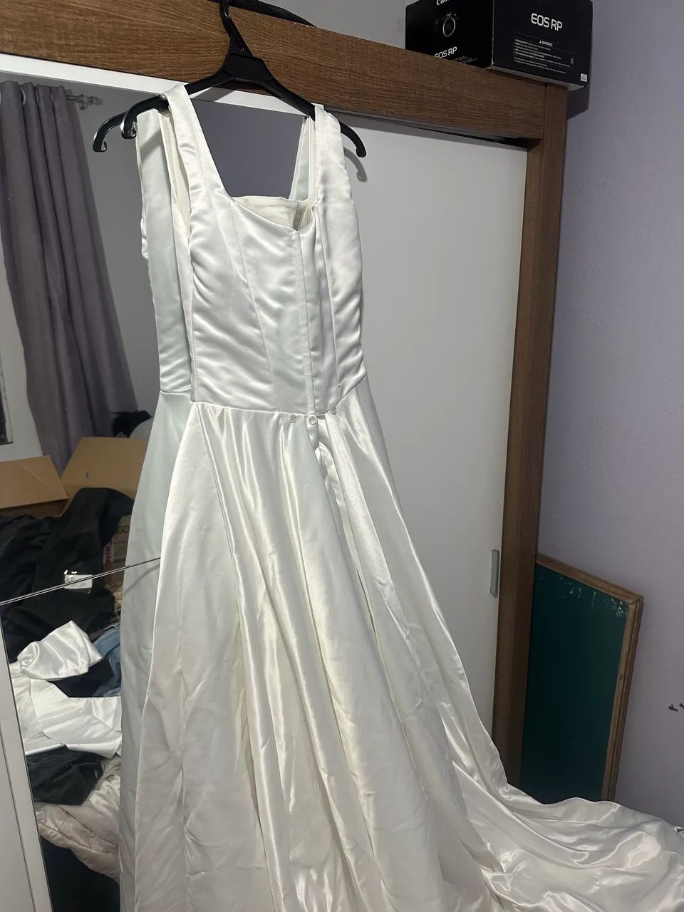 Vestido de noiva cetim pp  - Foto 4