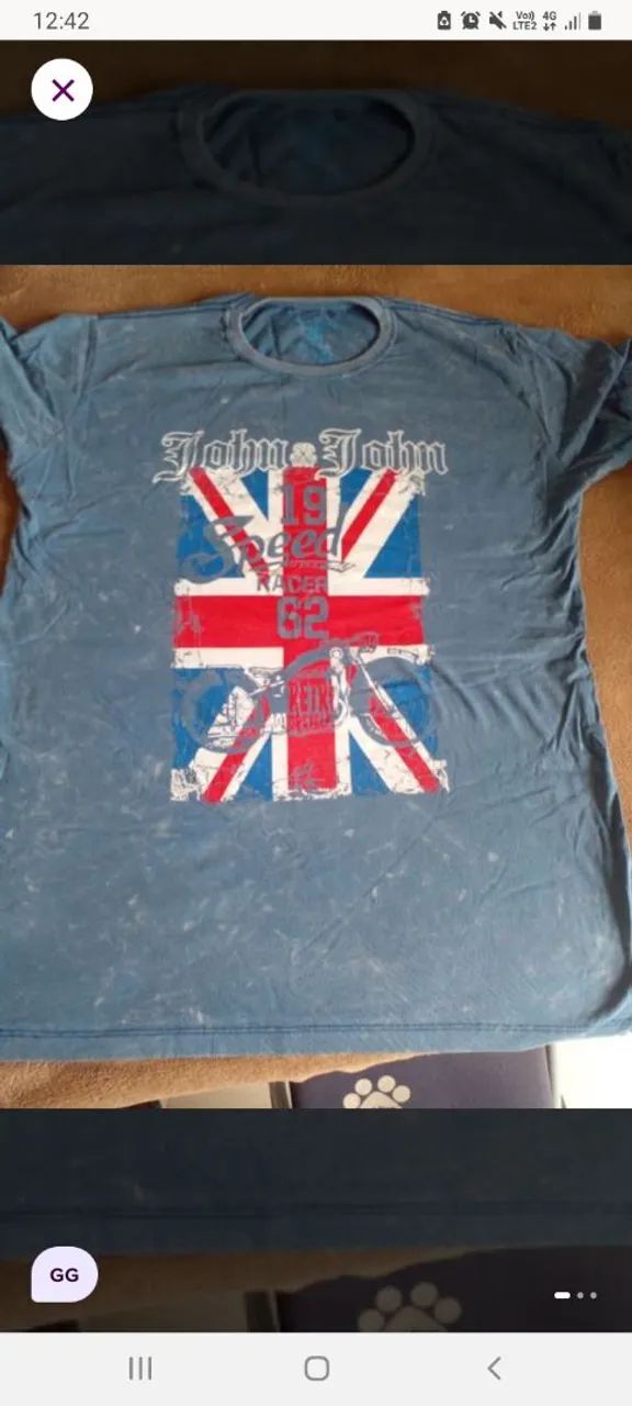 Camisa masculina John John tamanho GG