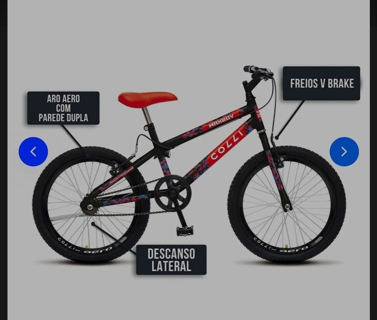 Bicicleta Infantil aro 20 - Foto 3