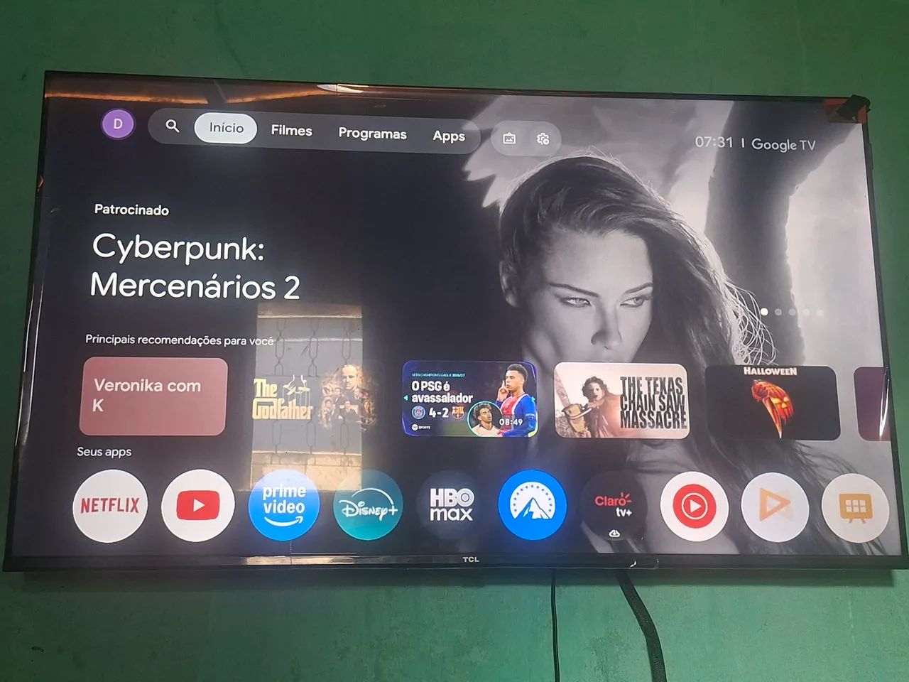 Smart TV TCL QLED 43 Polegadas Full HD