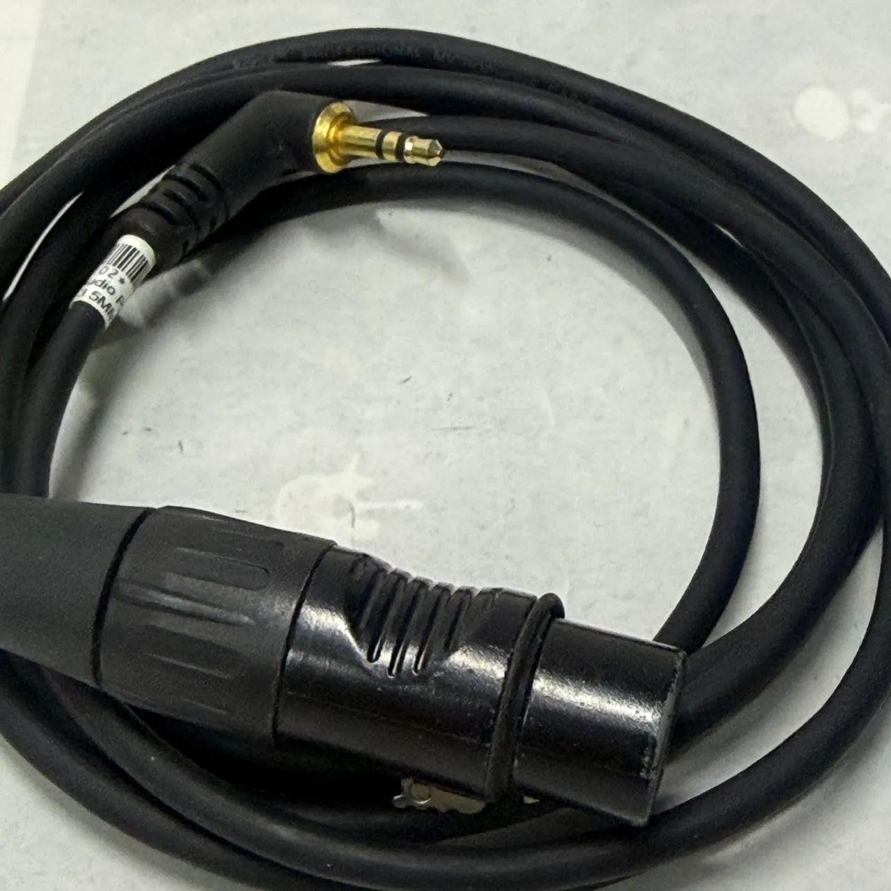 Cabo para microfone importado XLR x P2 stereo  - Foto 2