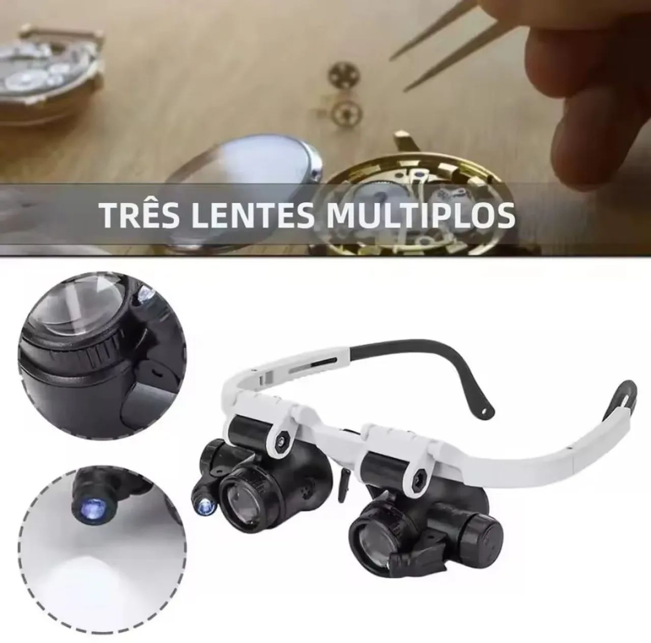 Lupa de cabeça portátil  - Foto 5