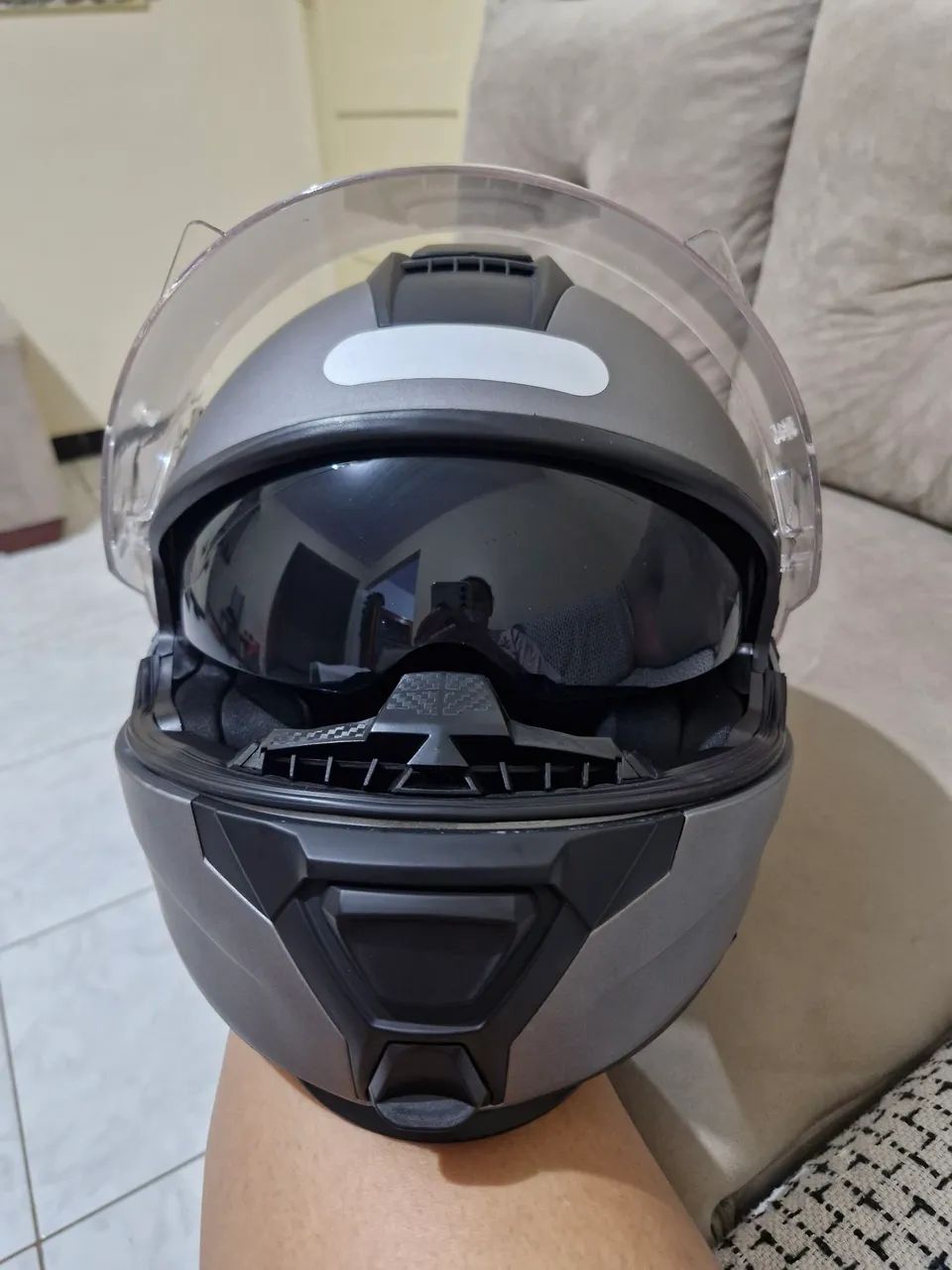 capacete escamoteável  - Foto 3