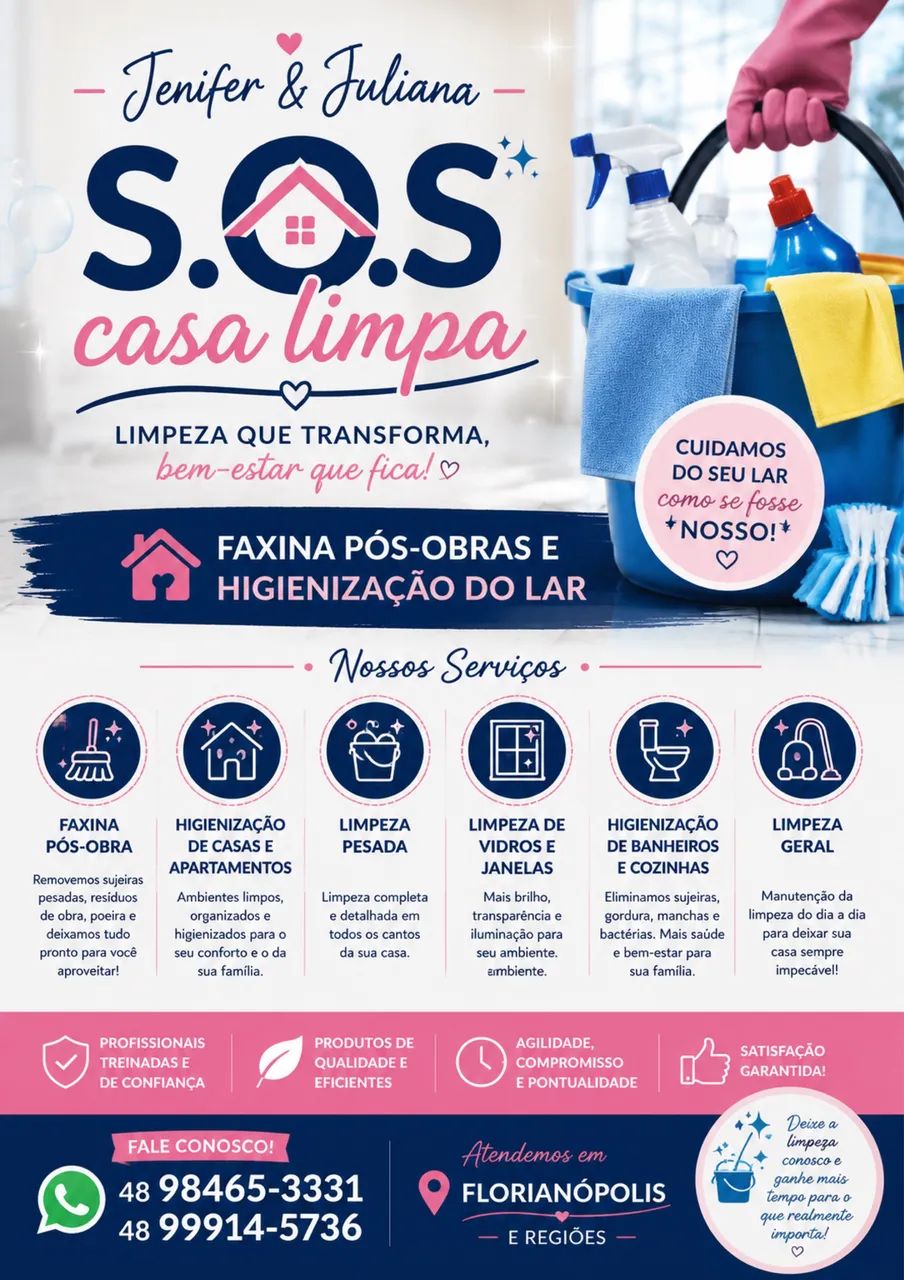 S.O.S Casa limpa 