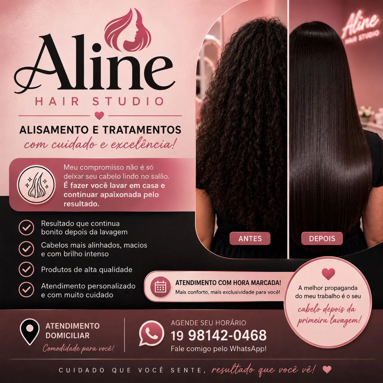     ? Progressiva com Resultado Bonito Depois da Lavagem ? 