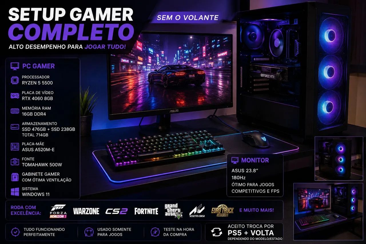 ? SETUP GAMER COMPLETO