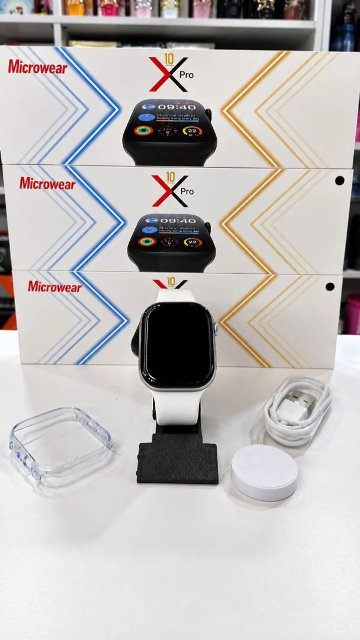 Smartwatch Microwear X10 Pro - Chamadas, WhatsApp e Tela Grande