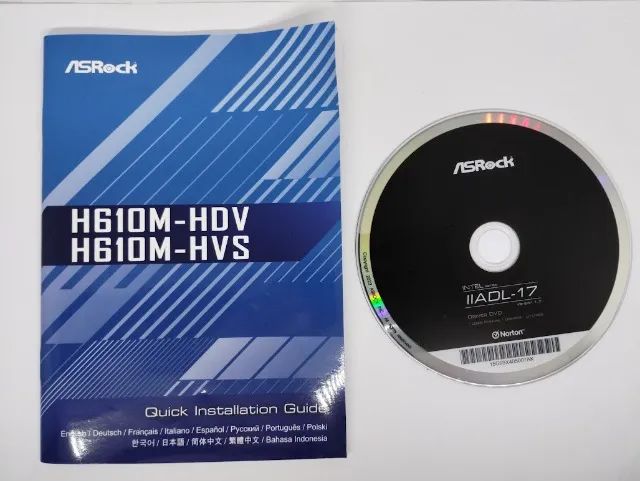 Manual E Cd Placa Mãe Asrock H610m