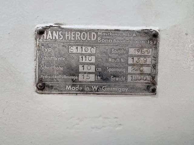 GUILHOTINA HANS HEROLD ALEMÃ