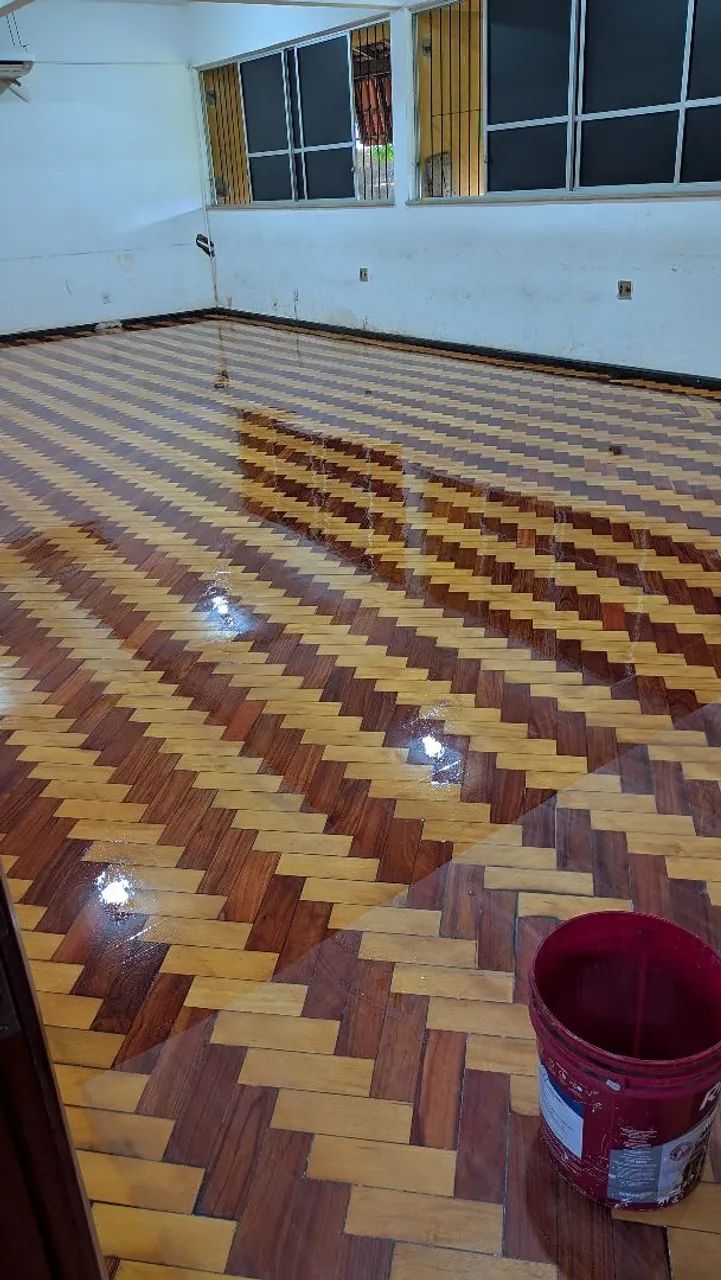 Restauração/ revitalização de piso de madeira - Foto 4