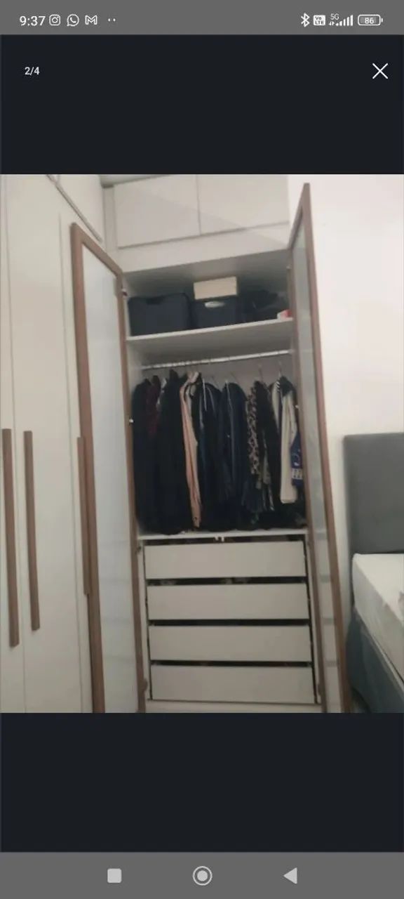 BAIXOU PRA LEVAR!!! Guarda roupa modular de excelente qualidade  - Foto 2