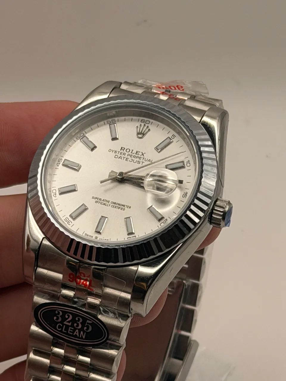 Relógio Datejust Branco - Automático - 40mm - Safira - Prm AAA+ - Foto 2