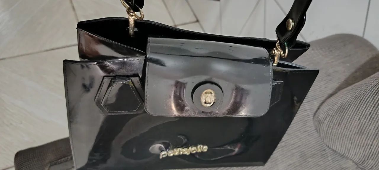 Bolsa preta petite Jolie  - Foto 5
